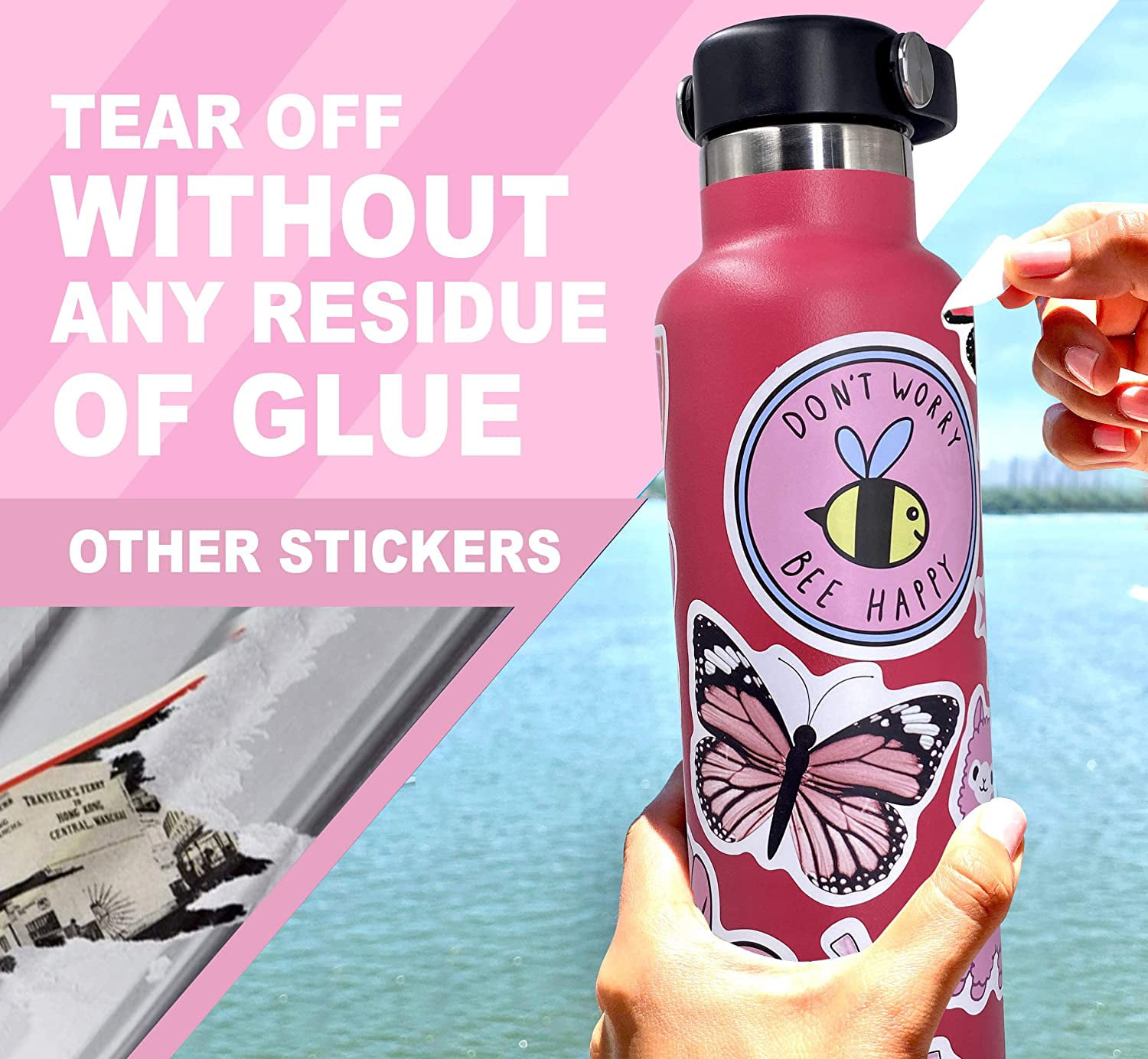 Mother's Day Gift Sealing Stickers Puffy Valentine Stickers for Kids Preppy  Water Bottle Stickers Photography Kits for Teens - AliExpress