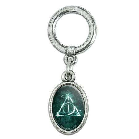 Harry Potter Deathly Hallows Logo Shoe Sneaker Shoelace Oval Charm Jewelry