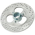thumbnail image 2 of M MATI Rear Brake Rotor Disc & Flange Hub for Honda Sportrax 300 TRX300EX TRX250X TRX300X 1987-2009, 2 of 9