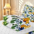 thumbnail image 6 of Erosebridal Watercolor Bird Animals Zipper Twin Comforter Sets with Fitted Sheet and 2 Pillowcases,Rustic Branch Zipper Bedding Set,White Blue,Reversible,4pcs, 6 of 8