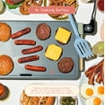 thumbnail image 2 of Beautiful XL Electric Griddle 12" x 22," Non-stick, Sage Green by Drew Barrymore, 2 of 7