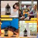 thumbnail image 5 of Lámpara LED Ramadan Night Light Retro Electronic Candle Lantern Ornamento Decoración (Negro) Ehuebsd Para estrenar, 5 of 7