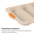 thumbnail image 3 of Inteprter Molde de pan Bandeja para hornear pasteles flexibles Molde de pastel de chocolate reutilizable Pan Panadería Restaurante Accesorio para Cocina y Comedor beige Inteprter HA028546-03, 3 of 6
