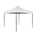 thumbnail image 1 of Toldo Plegable Impermeable GAMMA WOOD Tipo Carpa Padua Blanco 3x3, 1 of 6