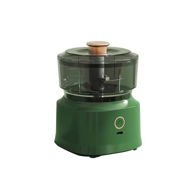 Mini Procesador de Alimentos Picadora de Ajo Mini Procesador de Alimentos Portátil Masher de Verduras Inalámbrica con Usb de Carga Masher de Ajo Especias de Carne Cebolla Procesador de Alimentos Peque