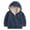 Navy, variant on Ticikt Kids Sherpa Lined Hoodie Jacket, Full‑Zip Thick Warm Winter Coat for Boys Girls 2‑14Y
