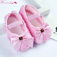 thumbnail image 2 of Xinhuaya Baby Girls Shoes Noble Bow Flower Shallow First Walker Infant Soft Sole Prewalker, 2 of 6