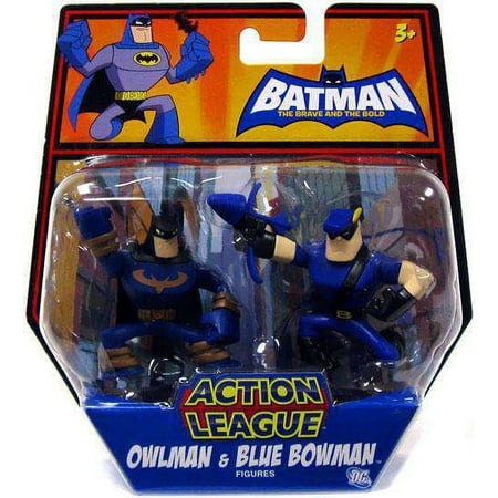 Batman Action League Owlman vs. Blue Bowman