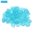 thumbnail image 3 of Unique Bargains 150Pack Glow Rocks 20-30mm Glow Pebbles Luminous Stones Decor DIY Blue, 3 of 7