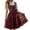 Red, variant on Women's German Dirndl Dress Oktoberfest Carnival Bavarian(Red,L)