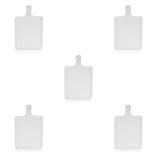 Yuarrent Bandeja de comedor, moldes de silicona de resina, tabla de servir con asa, accesorio de escritorio hecho a mano, suministros de artesanía Type5 NO5 Yuarrent CBP160479