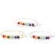 thumbnail image 5 of Xiao Hua Pulsera de cuentas hecha a mano, ideal para hombres y mujeres, hecha a mano con piedras naturales retorcidas de siete colores (plata estilo A), 5 of 5