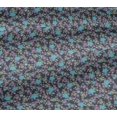 thumbnail image 5 of oneOone Viscose Jersey Fabric Dot & Flower Floral Print Fabric BTY 60 Inch Wide, 5 of 5
