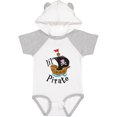 thumbnail image 3 of Inktastic Lil' Pirate Pirate Ship, Pink Bandana Boys or Girls Baby Bodysuit, 3 of 5