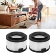 thumbnail image 2 of 2 Pcs Filtre d'Aspirateur Réutilisable Lavable Filtre d'Entrée d'Air de Remplacement pour LEVOIT VortexI Q40 RF LSV V401F UK, 2 of 5