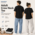 thumbnail image 3 of KeHetSoft 5th Grade Teacher Repeated Daisy Cotton Unisex T-Shirt, 3 of 7