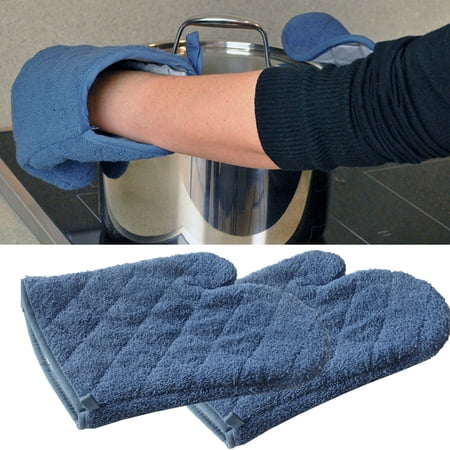 

amousa Plain Cotton Towel Baking Heat Insulation Microwave Oven Gloves Heat Insulation Pad