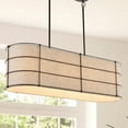 thumbnail image 5 of JONATHAN Y Chadwick 42" 4-Light Rustic Farmhouse Iron Linear LED Pendant, Oil Rubbed Bronze, 5 of 9