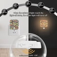 thumbnail image 4 of Yayeee LED Night Lights with Motion Detectors Auto Dusk to Dawn Light Sensors, 2 Pack, Vibrant Flowers, 4 of 7