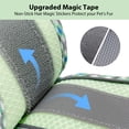 thumbnail image 5 of Miaocao Dog Harness - Lightweight Mesh Step-in Vest for Puppy, Reflective & Escape-Proof Design with High-Stick Magic Tape - Indoor/Outdoor Use for Chihuahua, Maltese, Shih Tzu(Brown-Beige, XXXS), 5 of 9