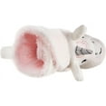 thumbnail image 7 of Hudson Baby Infant and Toddler Girl Cozy Fleece Booties, Silver White Unicorn, 0-6 Months, 7 of 7