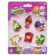 Shopkins Reusable Puffy Stickers 6 pieces Set