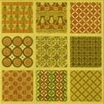 thumbnail image 1 of Ahgly Company Machine Washable Indoor Square Transitional Dark Bisque Brown Area Rugs, 4' Square, 1 of 7