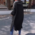 thumbnail image 7 of YUNAFFT Warm Fleece Lined Hooded Zip Up Jacket for Women Cozy Casual Winter Sportswear Thermal Outwear, 7 of 7