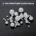 thumbnail image 5 of 100 Packs PP Plastic Bearing Balls 4.5mm Solid Plastic Balls, White, 5 of 5