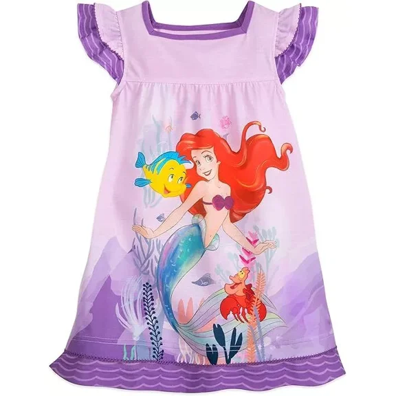 Disney The Little Mermaid Nightshirt for Girls- Size 9/10