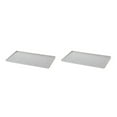 thumbnail image 1 of Decodeary Double Layer Water Drip Tray Holder Made With PP Plastic Convenient And Practical Safe And Reliable grey 2Set, 1 of 6