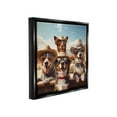 thumbnail image 4 of Stupell Industries Southwestern Cowboy Dogs Animals & Insects Painting Black Floater Framed Canvas Art Print Wall Art, 25 x 25, 4 of 10