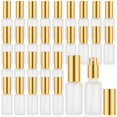 thumbnail image 1 of Botella de aerosol Roshtia Gold Glass, 30 ml, 1 oz, recargable, 30 unidades, 1 of 7
