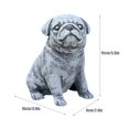 thumbnail image 3 of Desktop Ornament Dog Garden Decoration Resin Statue Craft Home, 3 of 8