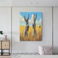 thumbnail image 6 of Xecao Funny Countryside Donkey for Ready-to-Hang Canvas Art 12x16 Inches - Waterproof HD Print Solid Wood Frame for Gifting,Vertical, 6 of 8