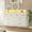 White, variant on 8 Drawer Dresser Modern Wood Storage Cabinet with LED Light Charging Station Open Shelf for Bedroom Living Room Entryway