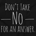 thumbnail image 2 of Don't Take No For An Answer Attitude Women's Plus Size Graphic Tee Brisco Brands 3X, 2 of 5