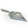 Fulton Heavy Duty Galvanized Steel Dustpan Silver