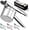 Black, variant on Large 15oz Potato Ricer for Mashed Potatoes, Heavy Duty 18/8 Stainless Steel Potato Masher for Baby Food & Spaetzle Maker, Masher and Ricer Kitchen Tool, Press and Mash Kitchen Gadget, Black