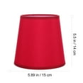 thumbnail image 2 of HERFIER Durable Cloth Lamp Shade Chic Light Cover Light Shade Creative Lamp Cover 5.9x5.9x5.5in, 2 of 9