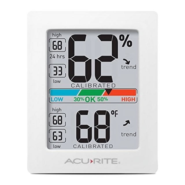 Higrómetro AcuRite 1083 Termómetro Digital para Interiores