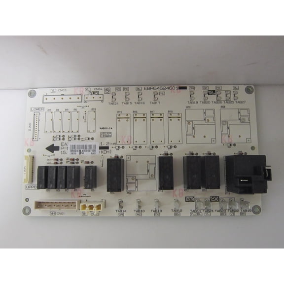 LG LWS3063BD/00 Oven Relay Control Board EBR64624604