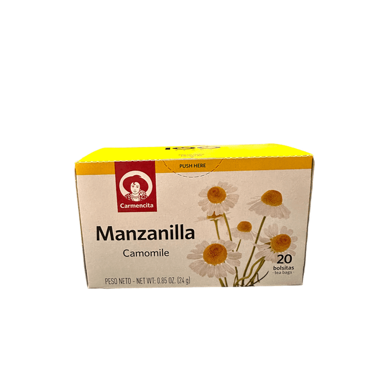 Carmencita Spanish Chamomile tea / Te de Manzanilla 20 bags PACK