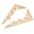 thumbnail image 5 of LOLIPPYY European Style Wood Carving Applique Wood Carving Appliques Wood 2Pcs, 5 of 10