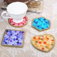 thumbnail image 3 of Techinal Round Coaster Molds Irregular Shape Coaster Mirror Molds Glossy Silicone Mold for Agate Resin Coasters Cup Mats, 3 of 19
