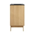 thumbnail image 4 of Modway Soma 30" Modern Wood Bathroom Vanity with Adjustable Shelf in Oak/Black, 4 of 16