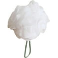 Loofah Lord 24 White Bath or Shower Sponge Loofahs Pouf Medium Mesh