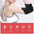 thumbnail image 5 of Heated Elbow Brace Elbow Brace Heat Therapy Pain Relief Adjustable Heating Elbow Wrap Pad With 3 Level Temperature Setting Hot Therapy For Tendonitis, 5 of 5