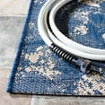 thumbnail image 3 of SAFAVIEH Courtyard Lorinda Abstract Indoor/Outdoor Area Rug, Navy/Beige, 5'3" x 7'7", 3 of 6
