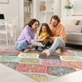 thumbnail image 6 of Bleum Cade 8'x10' Area Rugs for Living Room, Washable Rugs Boho Rugs for Bedroom Dinning Room,Floral Rug Ultra Soft Non Slip Durable Large Carpet Home Decor, 6 of 13